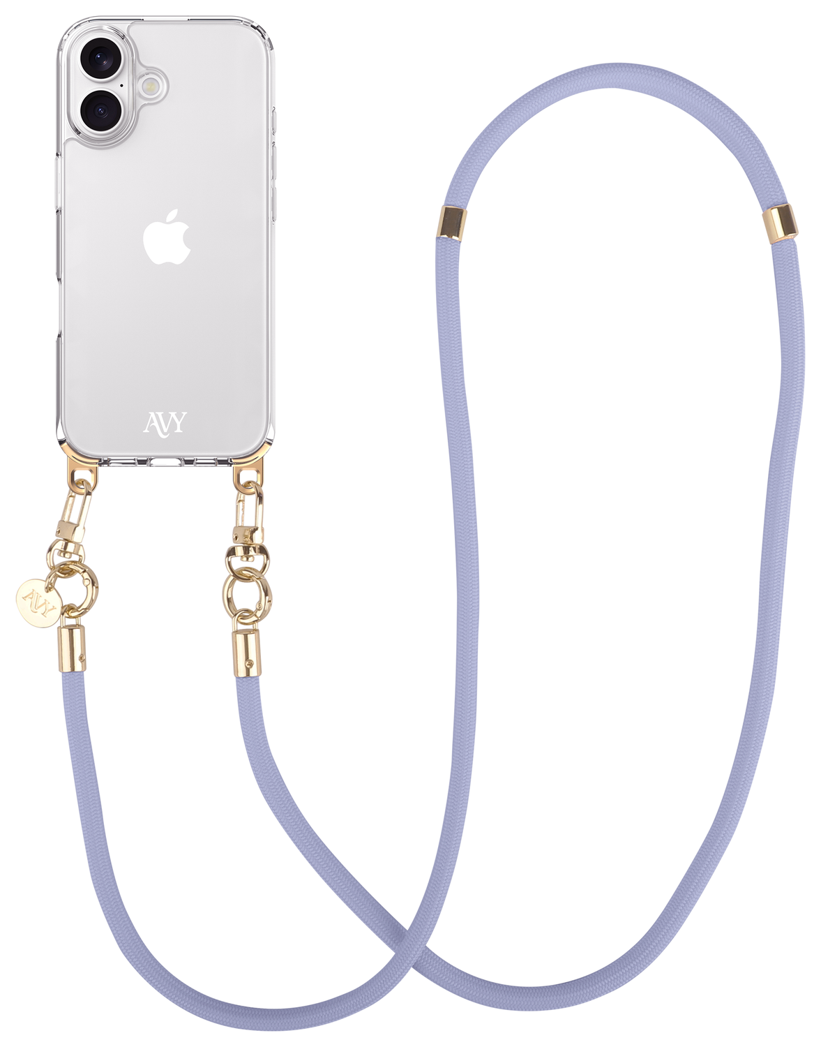 AVY Verstelbaar Crossbody Telefoonkoord / Telefoontouw (130CM) Tressé Purple afbeelding 6