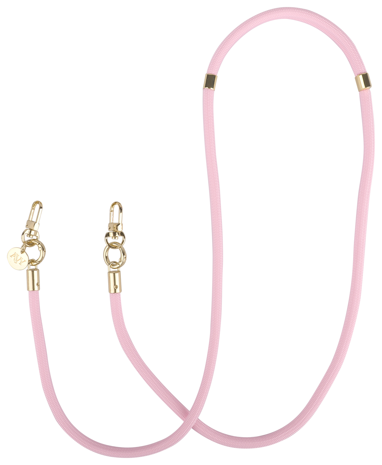 AVY Verstelbaar Crossbody Telefoonkoord / Telefoontouw (130CM) Tressé Pink afbeelding 2