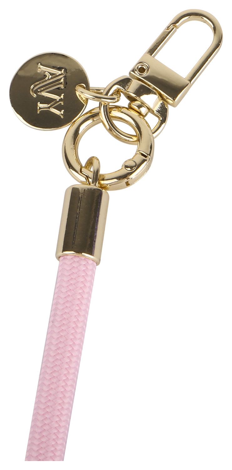 AVY Verstelbaar Crossbody Telefoonkoord / Telefoontouw (130CM) Tressé Pink afbeelding 3