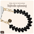 AVY Universele Hartjes Armband Polsband Telefoonkoord (30CM) Cupid Black afbeelding 8