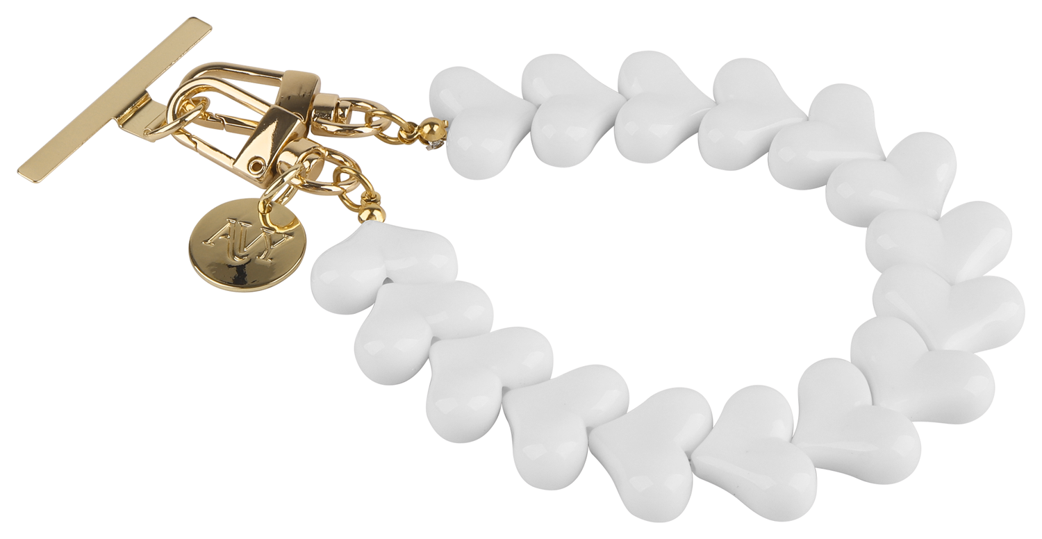 AVY Universele Hartjes Armband Polsband Telefoonkoord (30CM) Cupid White afbeelding 7