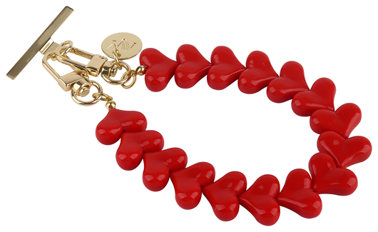 AVY Universele Hartjes Armband Polsband Telefoonkoord (30CM) Cupid Red afbeelding 7