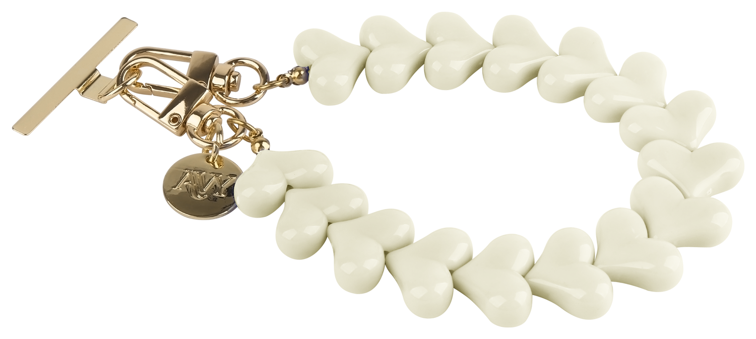 AVY Universele Hartjes Armband Polsband Telefoonkoord (30CM) Cupid Beige afbeelding 9