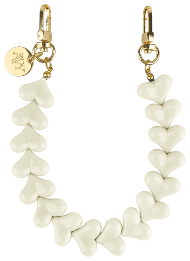AVY Universele Hartjes Armband Polsband Telefoonkoord (30CM) Cupid Beige afbeelding 11