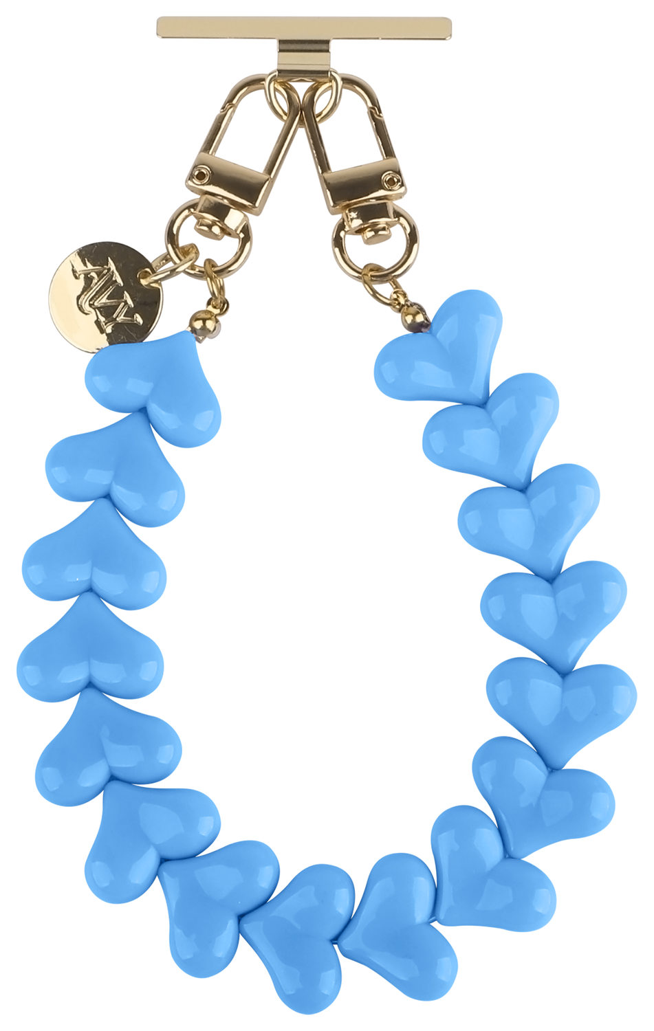 AVY Universele Hartjes Armband Polsband Telefoonkoord (30CM) Cupid Blue afbeelding 6