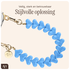 AVY Universele Hartjes Armband Polsband Telefoonkoord (30CM) Cupid Blue afbeelding 5