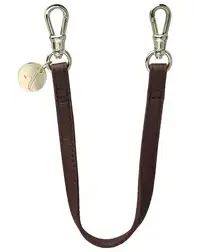 AVY Leren Armband Polsband Telefoonkoord (30CM) Leather Chocolate afbeelding