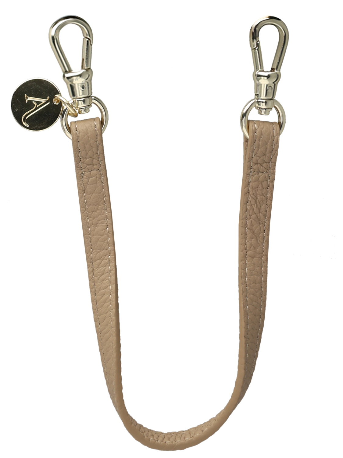 AVY Leren Armband Polsband Telefoonkoord (30CM) Leather Beige afbeelding 1