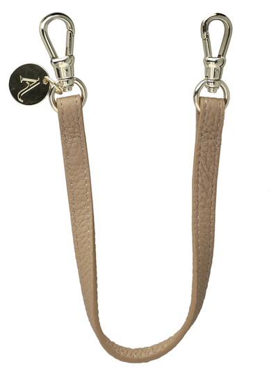 AVY Leren Armband Polsband Telefoonkoord (30CM) Leather Beige afbeelding 1