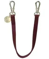 AVY Leren Armband Polsband Telefoonkoord (30CM) Leather Burgundy afbeelding