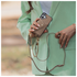 AVY Verstelbaar Leren Crossbody Telefoonkoord (130CM) Leather Beige afbeelding 3