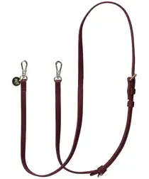 AVY Verstelbaar Leren Crossbody Telefoonkoord (130CM) Leather Burgundy afbeelding