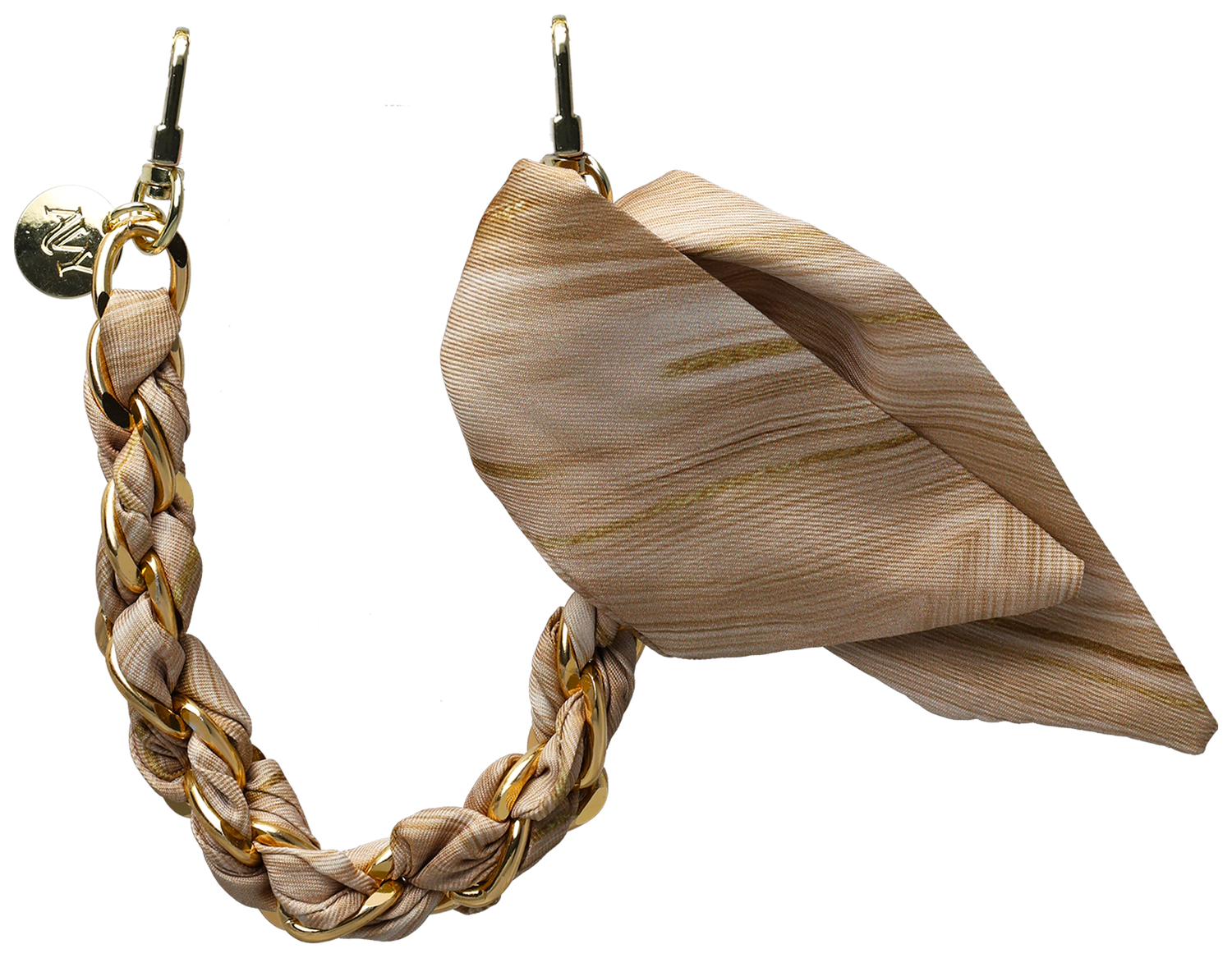 AVY Universeel Sjaal Telefoonkoord / Polsbandje (32CM) Aurum Gold afbeelding 9