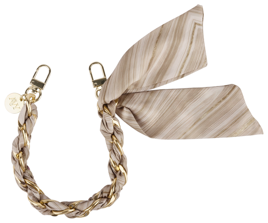 AVY Universeel Sjaal Telefoonkoord / Polsbandje (32CM) Aurum Gold afbeelding 1