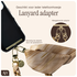 AVY Universeel Sjaal Telefoonkoord / Polsbandje (32CM) Aurum Gold afbeelding 6