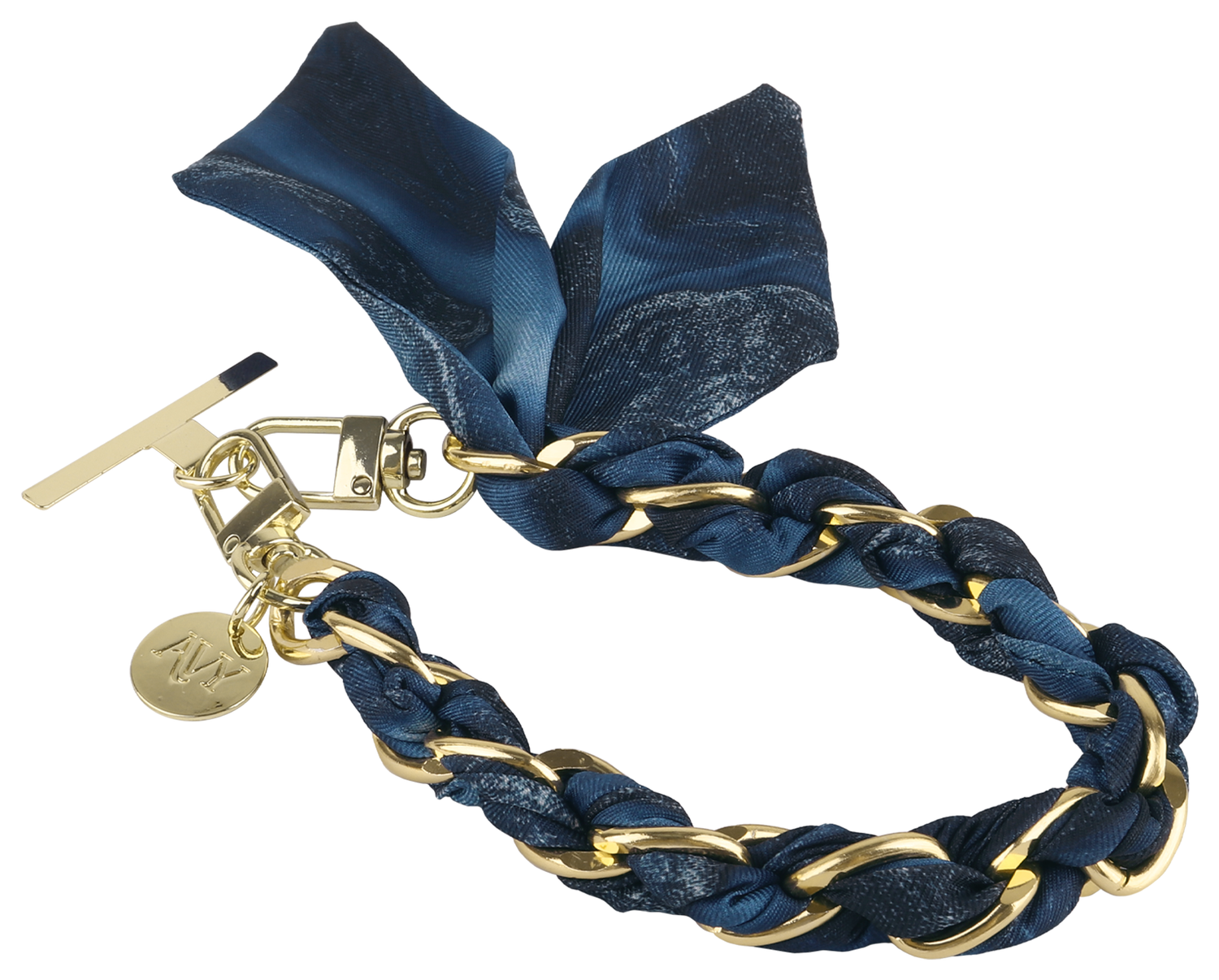 AVY Universeel Sjaal Telefoonkoord / Polsbandje (32CM) Obscura Blue afbeelding 10