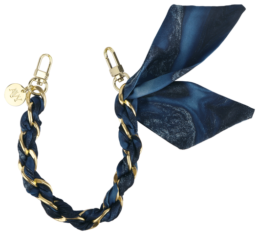 AVY Universeel Sjaal Telefoonkoord / Polsbandje (32CM) Obscura Blue afbeelding 9