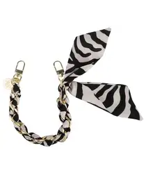 AVY Universeel Sjaal Telefoonkoord / Polsbandje (32CM) Serengeti Zebra afbeelding