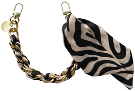 AVY Universeel Sjaal Telefoonkoord / Polsbandje (32CM) Serengeti Zebra