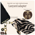 AVY Universeel Sjaal Telefoonkoord / Polsbandje (32CM) Serengeti Zebra afbeelding 5
