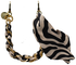 AVY Universeel Sjaal Telefoonkoord / Polsbandje (32CM) Serengeti Zebra afbeelding 8