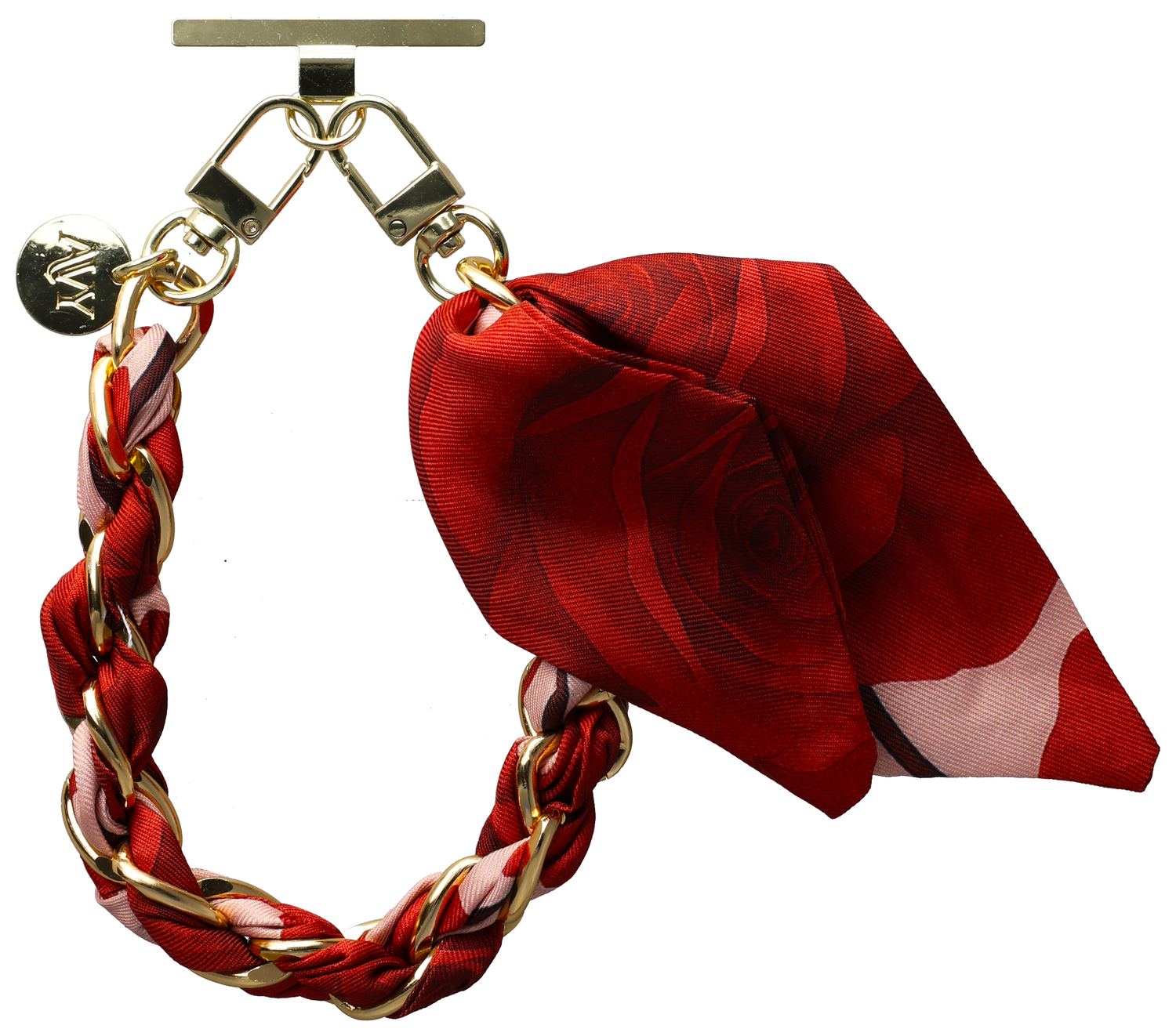 AVY Universeel Sjaal Telefoonkoord / Polsbandje (32CM) Botanique Roses afbeelding 8