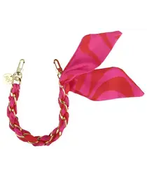 AVY Universeel Sjaal Telefoonkoord / Polsbandje (32CM) Rosé Twist afbeelding