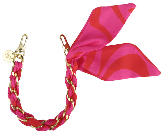 AVY Universeel Sjaal Telefoonkoord / Polsbandje (32CM) Rosé Twist afbeelding 1