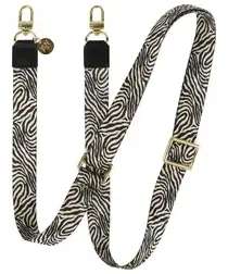 AVY Verstelbaar Nylon Crossbody Telefoonkoord (130CM) Serengeti Zebra afbeelding