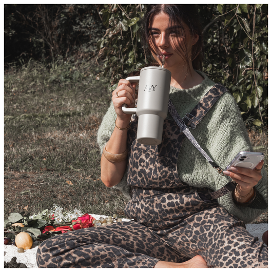 AVY Verstelbaar Nylon Crossbody Telefoonkoord (130CM) Serengeti Zebra afbeelding 2