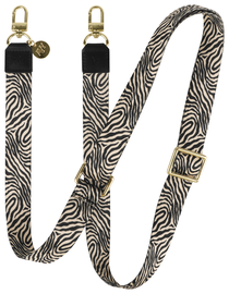 AVY Verstelbaar Nylon Crossbody Telefoonkoord (130CM) Serengeti Zebra