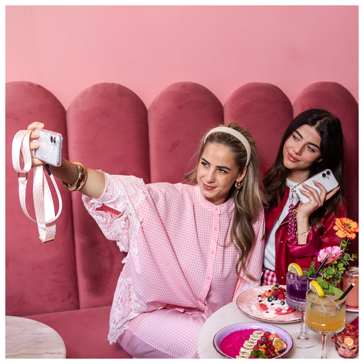 AVY Verstelbaar Nylon Crossbody Telefoonkoord (130CM) Cupid Blush afbeelding 2