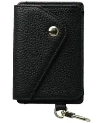AVY Leren Wallet MagSafe Kaarthouder / Pasjeshouder Leather Black afbeelding