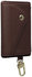 AVY Leren Wallet MagSafe Kaarthouder / Pasjeshouder Leather Chocolate afbeelding 4