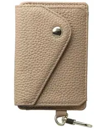 AVY Leren Wallet MagSafe Kaarthouder / Pasjeshouder Leather Beige afbeelding