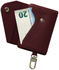 AVY Leren Wallet MagSafe Kaarthouder / Pasjeshouder Leather Burgundy afbeelding 5