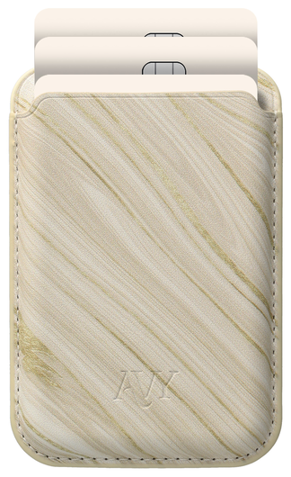 AVY Magnetische Wallet MagSafe Kaarthouder / Pasjeshouder Aurum Gold afbeelding 1