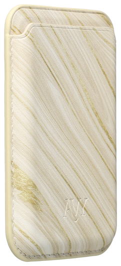 AVY Magnetische Wallet MagSafe Kaarthouder / Pasjeshouder Aurum Gold afbeelding 2