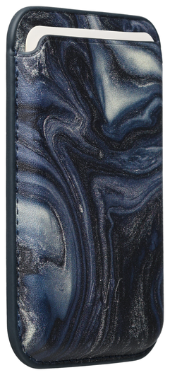 AVY Magnetische Wallet MagSafe Kaarthouder / Pasjeshouder Obscura Blue afbeelding 2