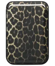 AVY Magnetische Wallet MagSafe Kaarthouder / Pasjeshouder Panthera Chic afbeelding
