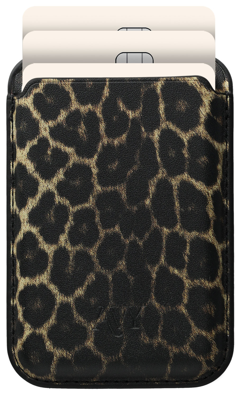 AVY Magnetische Wallet MagSafe Kaarthouder / Pasjeshouder Panthera Chic afbeelding 1