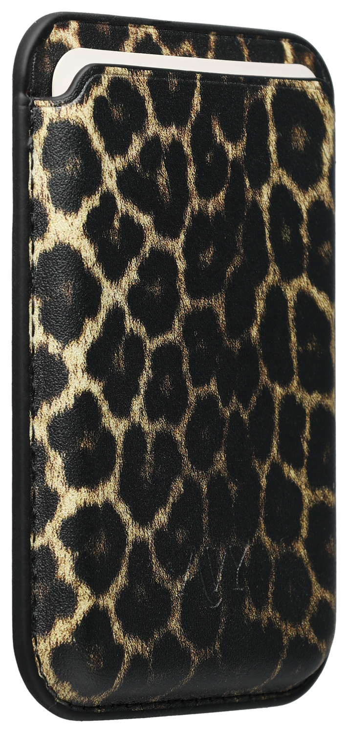 AVY Magnetische Wallet MagSafe Kaarthouder / Pasjeshouder Panthera Chic afbeelding 2