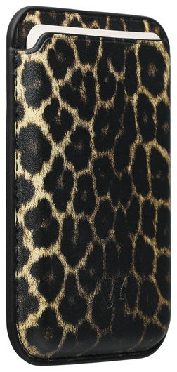 AVY Magnetische Wallet MagSafe Kaarthouder / Pasjeshouder Panthera Chic afbeelding 2