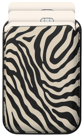 AVY Magnetische Wallet MagSafe Kaarthouder / Pasjeshouder Serengeti Zebra
