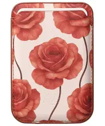 AVY Magnetische Wallet MagSafe Kaarthouder / Pasjeshouder Botanique Roses afbeelding