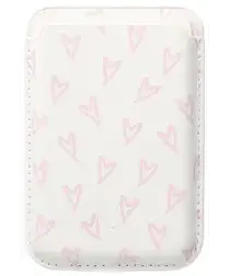 AVY Magnetische Wallet MagSafe Kaarthouder / Pasjeshouder Cupid Blush afbeelding