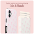 AVY Magnetische Wallet MagSafe Kaarthouder / Pasjeshouder Cupid Blush afbeelding 2