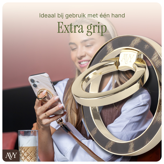 AVY Stand MagSafe Ring Stand / Vinger Houder Panthera Chic afbeelding 2
