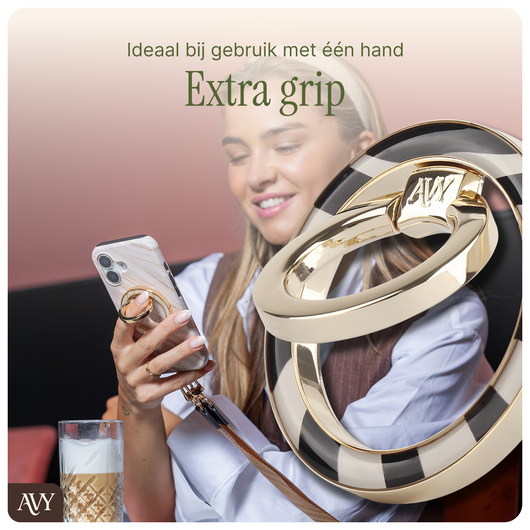 AVY Stand MagSafe Ring Stand / Vinger Houder Serengeti Zebra afbeelding 2