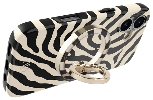 AVY Stand MagSafe Ring Stand / Vinger Houder Serengeti Zebra afbeelding 5